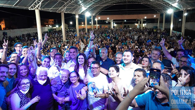 Deputado Wilson Brandão faz palanque para pré-candidatura de Sílvio, Iracema e Joel nos municípios da região de Pedro II (foto: ascom)