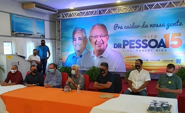 Convenção homologa nome de Dr. Pessoa e Robert Rios (Foto: Reprodução/Instagram)