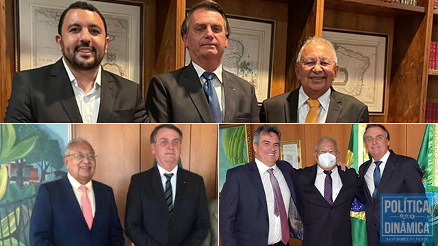 Doutor Pessoa esteve várias vezes em Brasília e se reuniu com o presidente em busca de apoio à sua gestão (foto: reprodução)