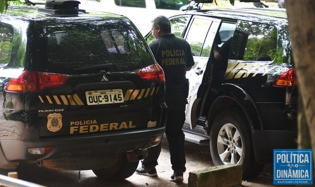 Polícia Federal cumpre mandados no Piauí (Foto: Jailson Soares/PoliticaDinamica.com)