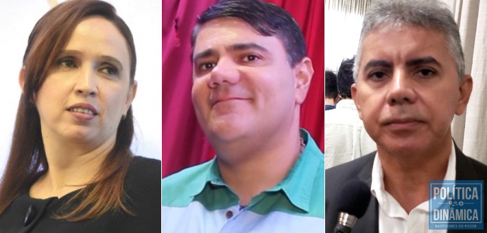 Viviane Moura, Ranieri Pinto e Paulo Martins jogaram o barro na parede: corretores de carros iriam bancar as parcelas mensais do contrato da PPP do Verdão (imagem: Marcos Melo e Youtube | politicaDinamica.com) 