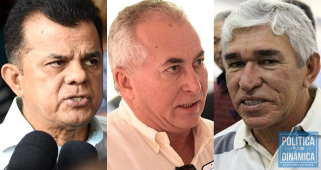 Na ordem: Dó Bacelar, Jailson Pio e Luiz Menezes (Fotos:Jailson Soares/PoliticaDinamica.com)