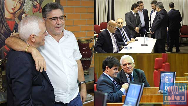 Além do total apoio do MDB e de Themístocles, Severo tem a seu favor a boa articulação de João Madison dentro da Alepi (fotos: Jailson Soares/ PD)