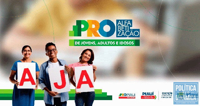 Banner do programa de alfabetização do Governo (reprodução)