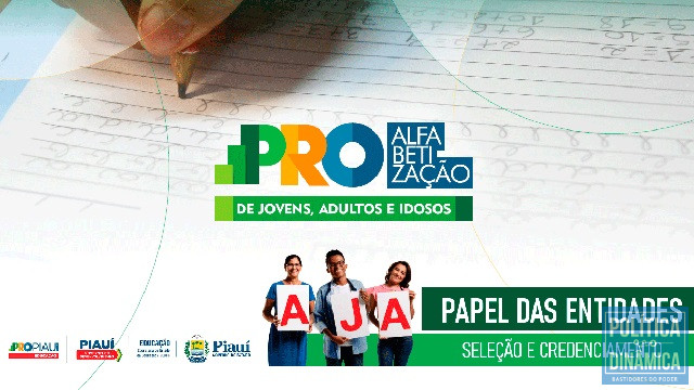 Banner do programa de alfabetização do Governo (reprodução)