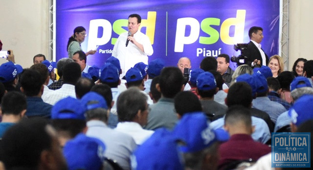 Em evento com Kassab, PSD filia sete prefeitos (Foto: Jailson Soares/PoliticaDinamica.com)