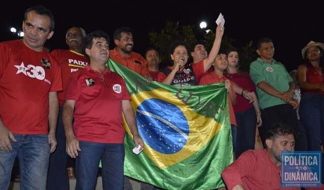 Petistas percorrem o estado em defesa de Lula (Foto: Allana Sousa/Assessoria PT Piauí)