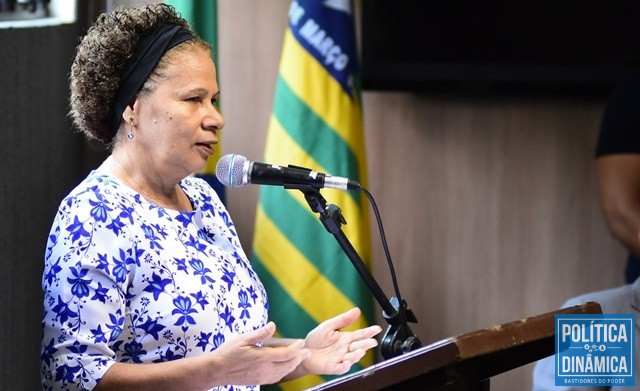 Petista Regina Sousa fez crítica em tom irônico (Foto: Jailson Soares/PoliticaDinamica.com)