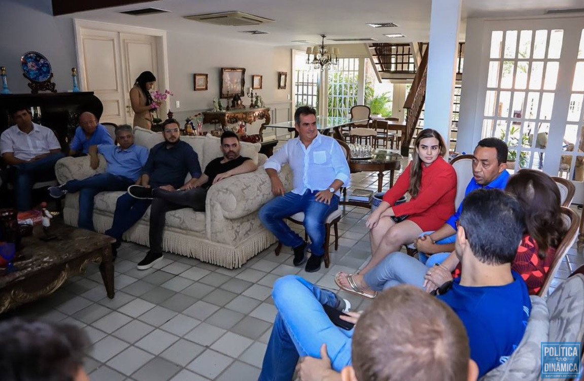 Reunião do principal grupo de oposição no estado (foto: Reprodução | Facebook | Ciro Nogueira)