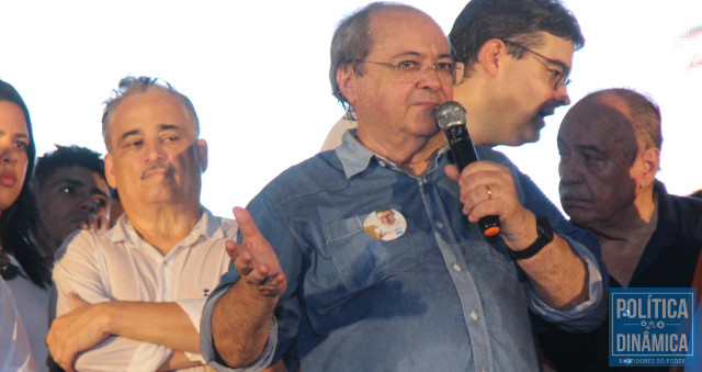 Nas eleições de 2018, Robert Rios esteve no mesmo palanque de Sílvio Mendes, apoiando a campanha de Luciano Nunes ao governo enquanto ele mesmo disputava o Senado (foto: Jailson Soares / PD). 