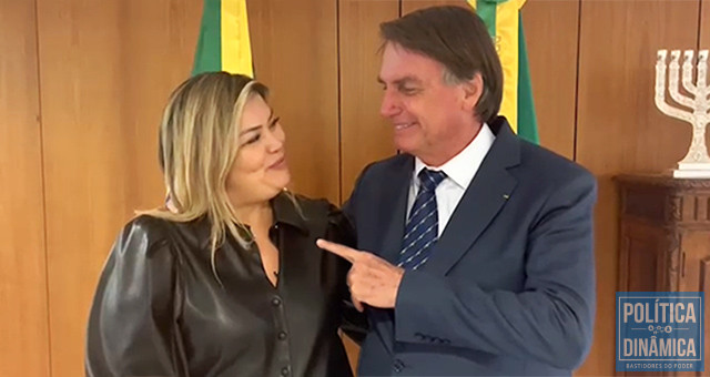 Segundo Samantha, Bolsonaro deu a ela a missão de levantar a voz contra o PT no Piauí (foto: Asom)