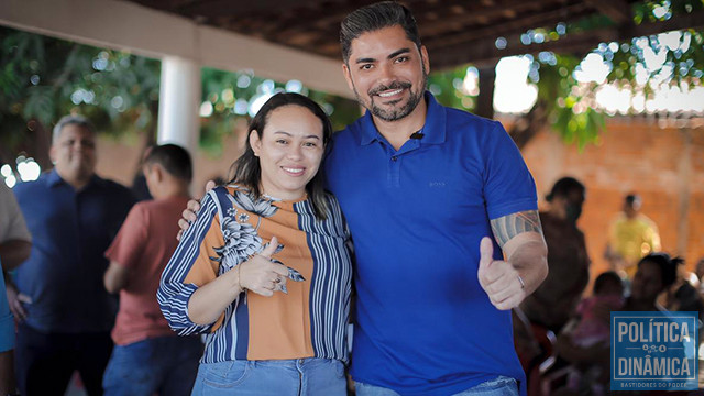 Com Doutor Pessoa em Brasília, Samara Conceição participa de ato da pré-campanha de Thiago Duarte no Parque Brasil em Teresina (foto: reprodução)