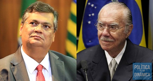 Flávio Dino e José Sarney (Fotos: Marcos Melo/PoliticaDinamica | Agência O Globo)