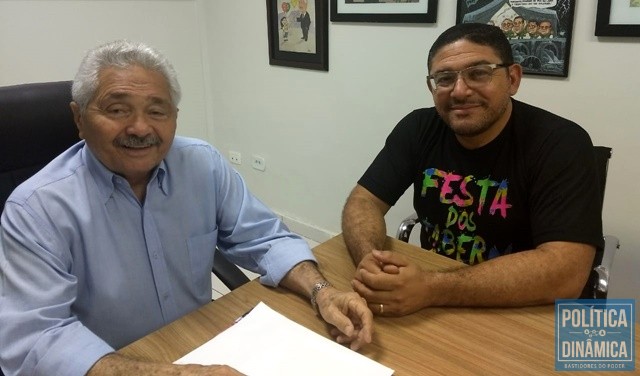 Elmano e Sérgio Bandeira traçam planos para o Podemos (Foto: Divulgação/Assessoria)