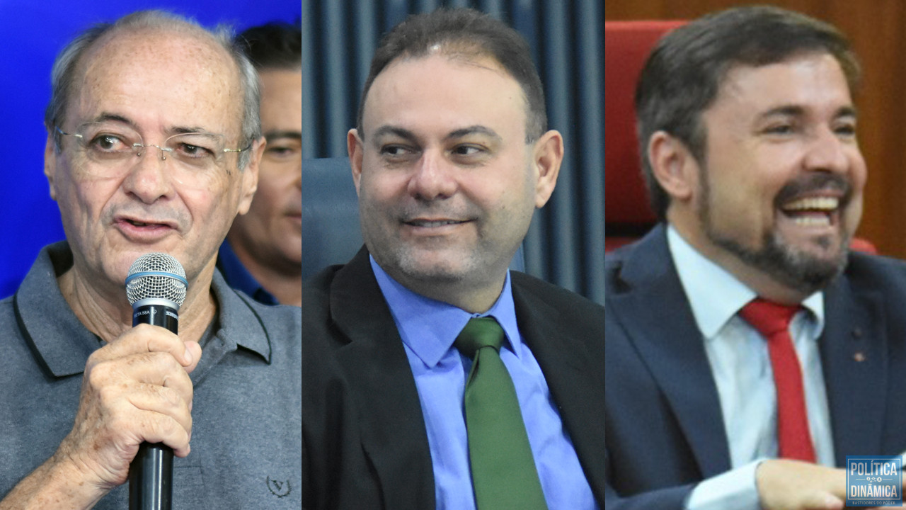 Sílvio Mendes, Jeová Alencar e Fábio Novo: o próximo prefeito será um deles? (fotos: Jailson Soares | PD)