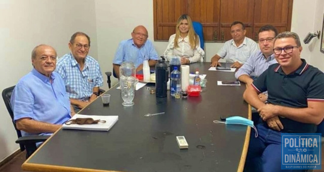 Silvio Mendes recebeu visita de parlamentares da capital. 