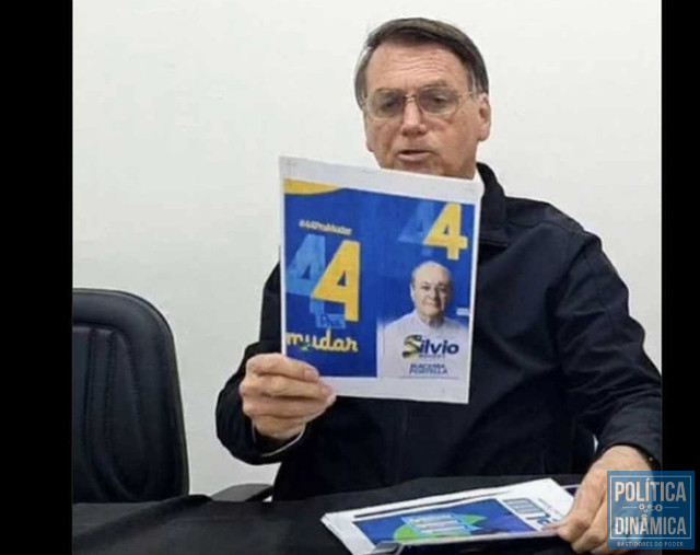 No primeiro turno, Bolsonaro chegou a anunciar apoio a Sílvio em live (foto: reprodução)