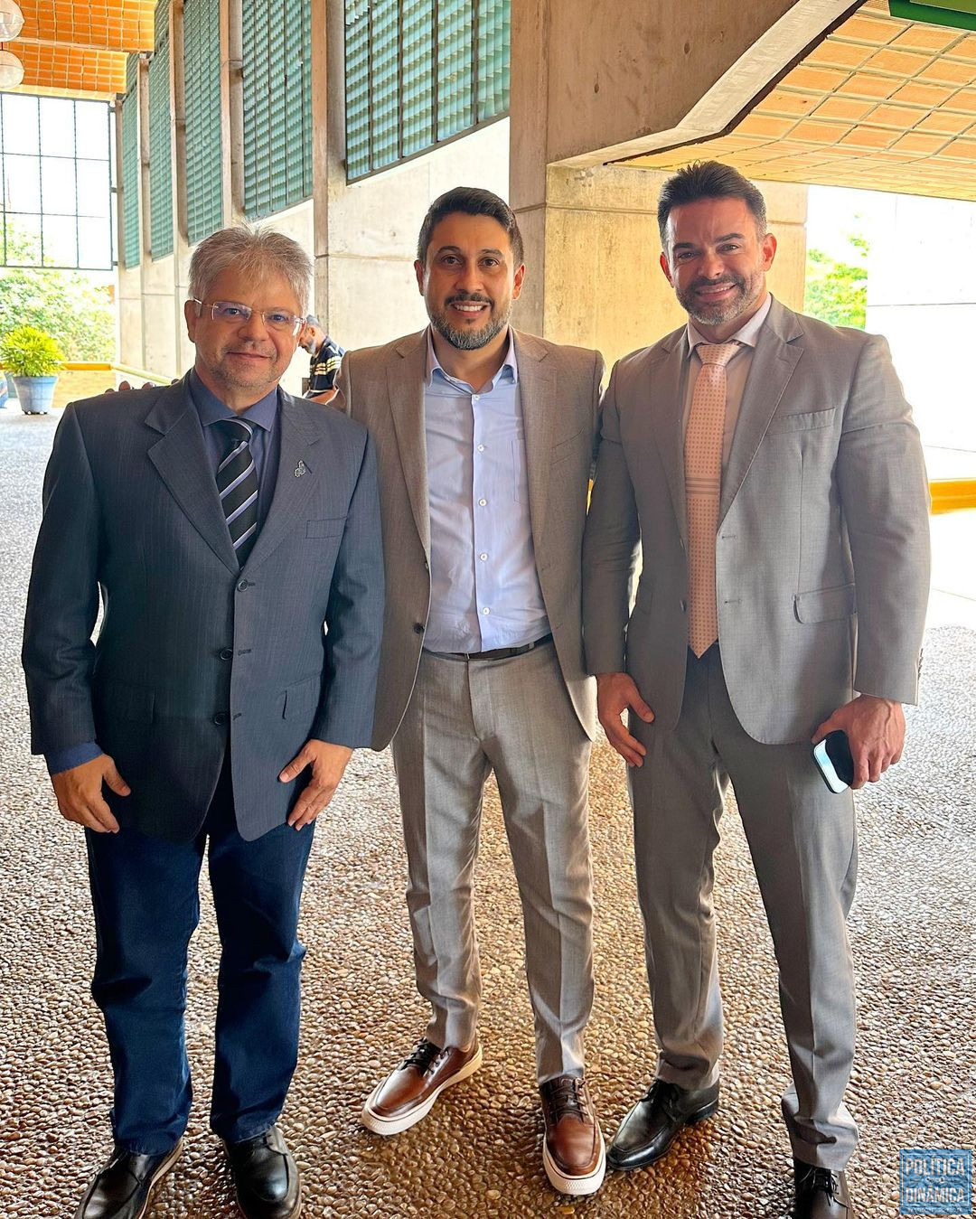 Da esquerda para a direita: Gustavo Neiva, Telmo Neves e B.Sá (foto: Reprodução | Instagram)