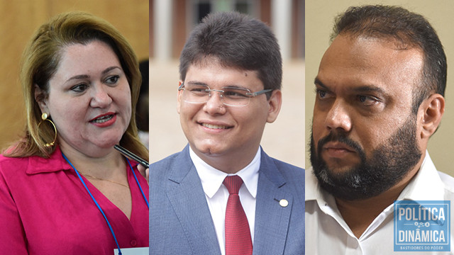 Suplentes Simone Pereira, Oliveira Neto e Ziza Carvalho vão assumir vaga de deputado na Alepi (foto: Jailson Soares/ PD)