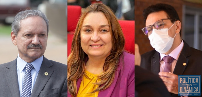 Wilson Brandão (PP), Flora Isabel (PT) e Zé Santana (MDB) continuam candidatos à vaga de conselheiro do TCE. 