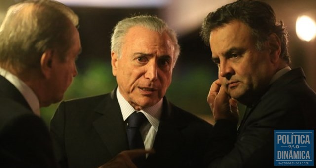 Presidente Temer articula "salvação" do senador Aécio Neves (Foto: Reprodução/Internet)