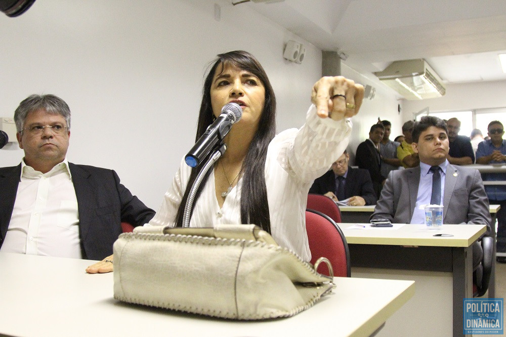 Teresa Britto, quando deputada, durante sessão da Alepi (foto: Jailson Soares | PD)