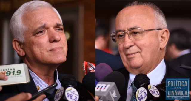 Júlio César (PSD) e Themístocles Filho (MDB) disputam vaga de pré-candidato a vice-governador na chapa do Governo.