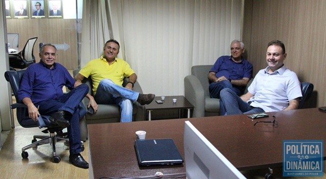 Themístocles no gabinete de Jeová Alencar (Foto: Jailson Soares/PoliticaDinamica.com)