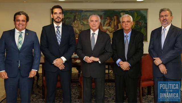 Themístocles durante encontro do Michel Temer (Foto: Divulgação/Assessoria)