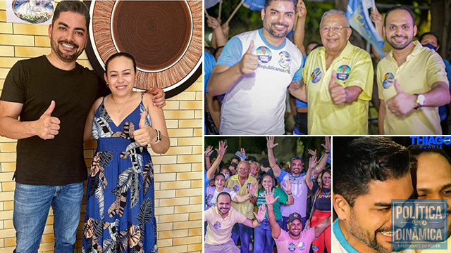 Samara participou ativamente da campanha de Thiago Duarte a deputado Federal, que obteve pouco mais de 19 mil votos, sendo apenas 9.491 em Teresina (foto: reprodução)