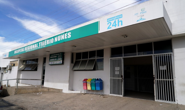 Hospital Regional Tibério Nunes, em Floriano (Foto: Divulgação/Sesapi)