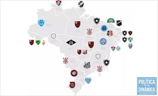 Alguns governadores têm mais de um time (Foto: Reprodução/GloboEsporte.com)