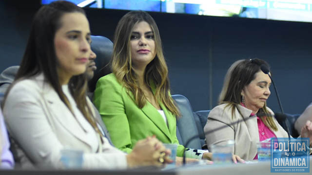 Vereadora Pollyana Rocha, Teresinha Medeiros e Elzuila Calisto comandarão a Procuradoria da Mulher na Câmara (foto: Jailson Soares/ PD)