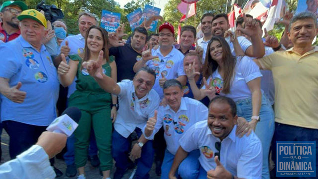 Campanha do PT reúne vereadores da capital para caminhada no Centro (foto: redes sociais)