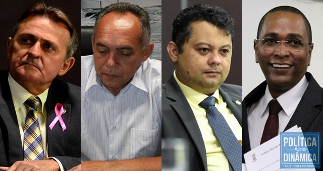 Lobão, Zé Nito, Marquim e Levino podem ser cassados (Fotos: PoliticaDinamica.com)
