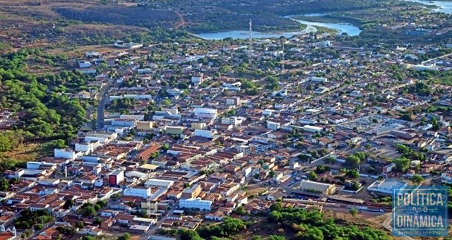 Vista aérea da cidade de São Raimundo Nonato (Foto: André Pessoa)