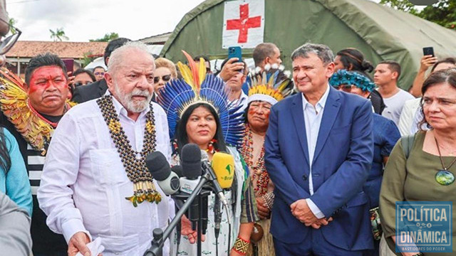 Wellington Dias acompanhou caravana de Lula em viagem emergencial para território indígena em Roraima (Foto: ascom)