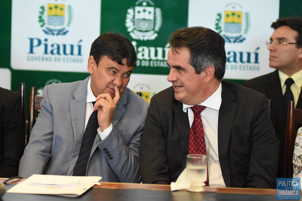 Wellington Dias (à esquerda) e Ciro Nogueira, hoje inimigos políticos (foto: Jailson Soares | PD)