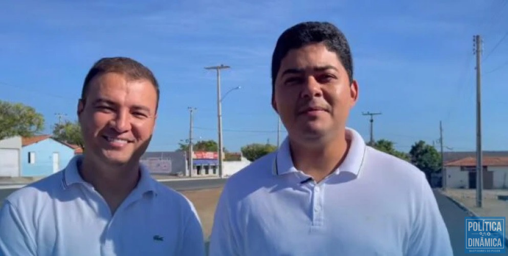 Da esquerda para a direita: Wallacy Rangel e Thiago Santana (foto: Reprodução | Instagram)