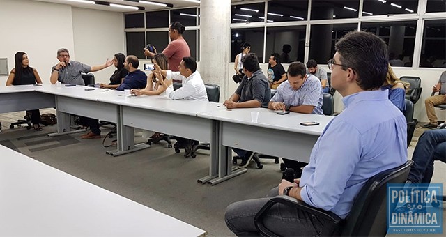 Zé Filho e Luciano Nunes participaram de evento na FIEPI com empresários piauienses (foto: Marcos Melo | PoliticaDInamica.com)