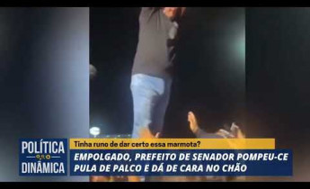 Empolgado demais: prefeito se deu mal em festa e caiu de cara no chão!