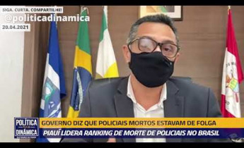 Secretário de Segurança fala sobre policiais assassinados no Piauí
